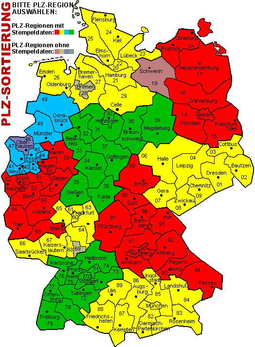 PLZ DEUTSCHLAND
